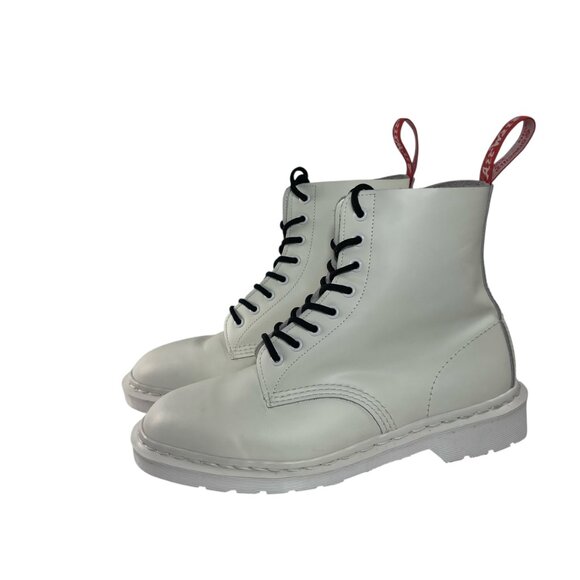 DR. DOC MARTENS UNDERCOVER 1490 made in England White Combat Boots Men UK 8 US 9 - Picture 5 of 10
